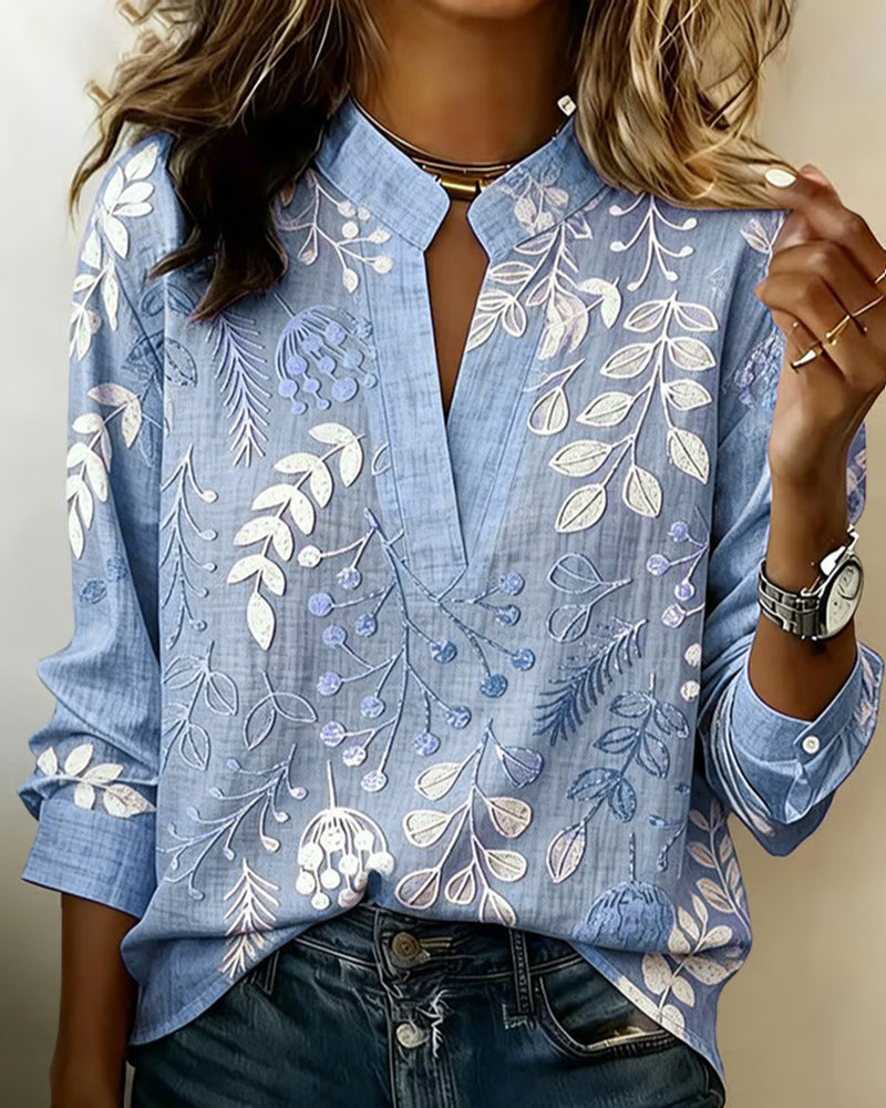 Elena | V-Neck Blouse