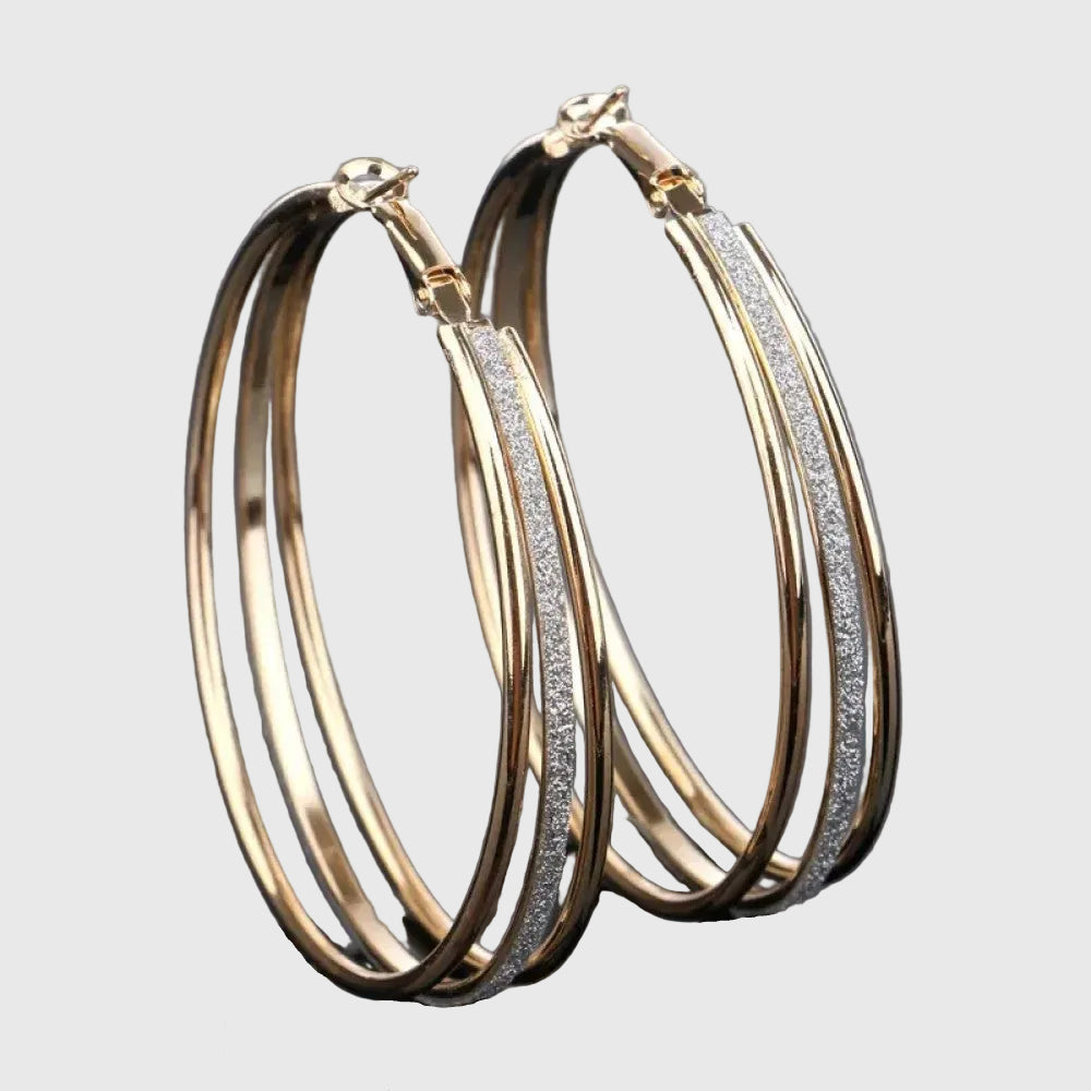 Vintage Golden Bright Ear Studs