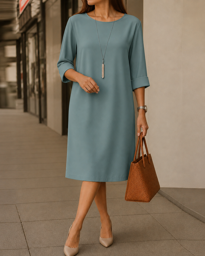 Odette | Tummy-Contouring Midi Dress