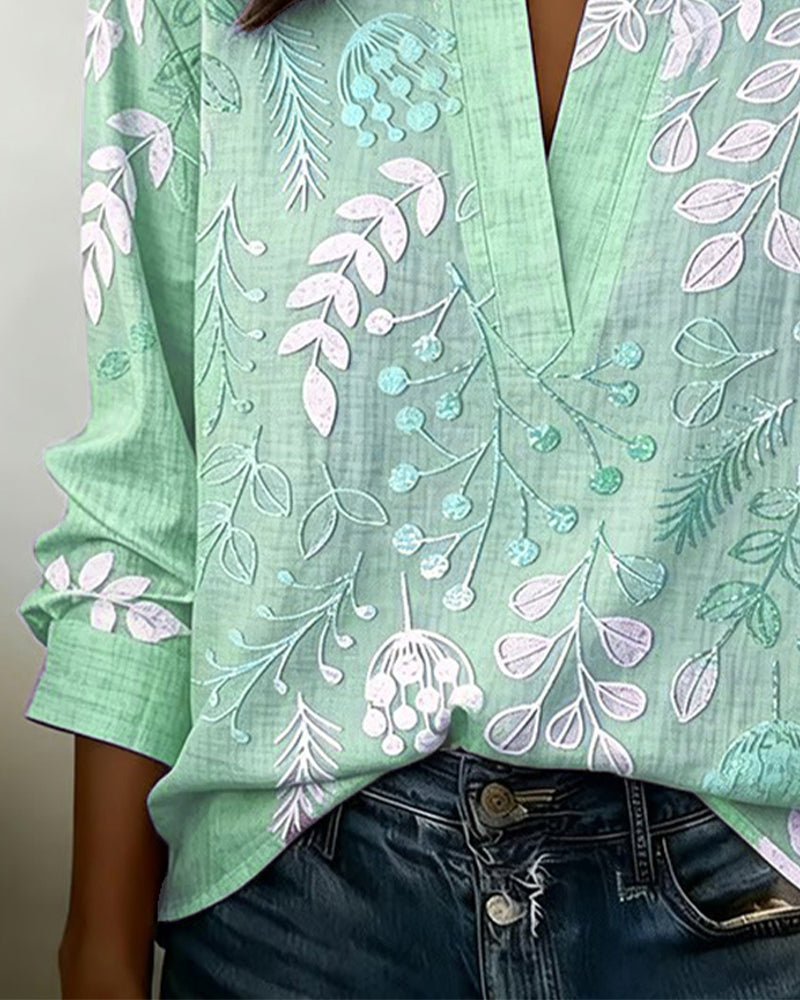 Elena | V-Neck Blouse