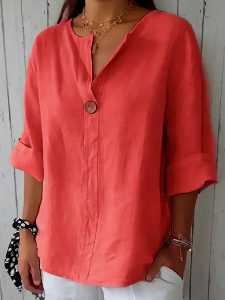 Luna | Relaxed V-Neck Top