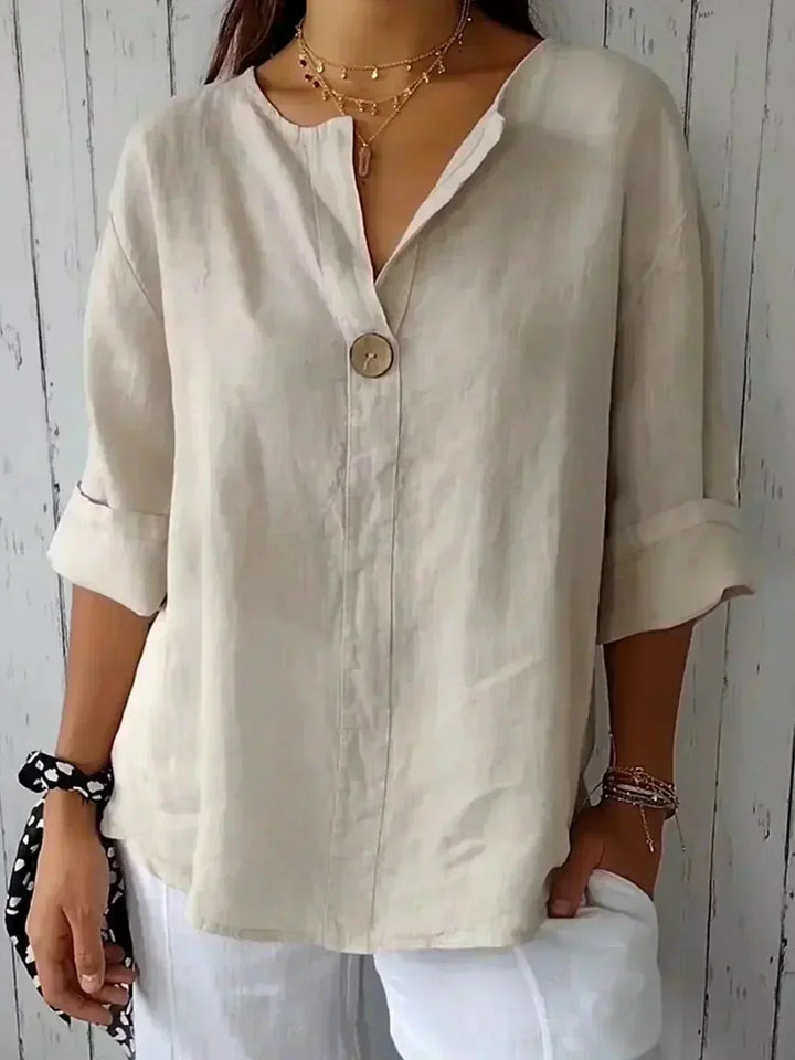 Luna | Relaxed V-Neck Top