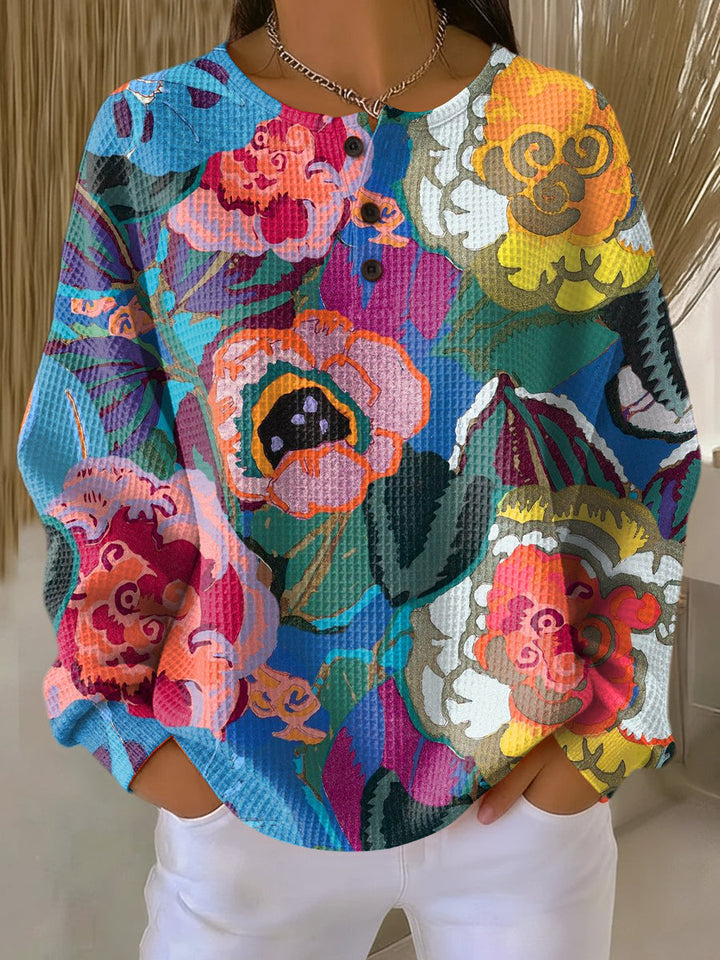 Aida | Artful Print Sweater