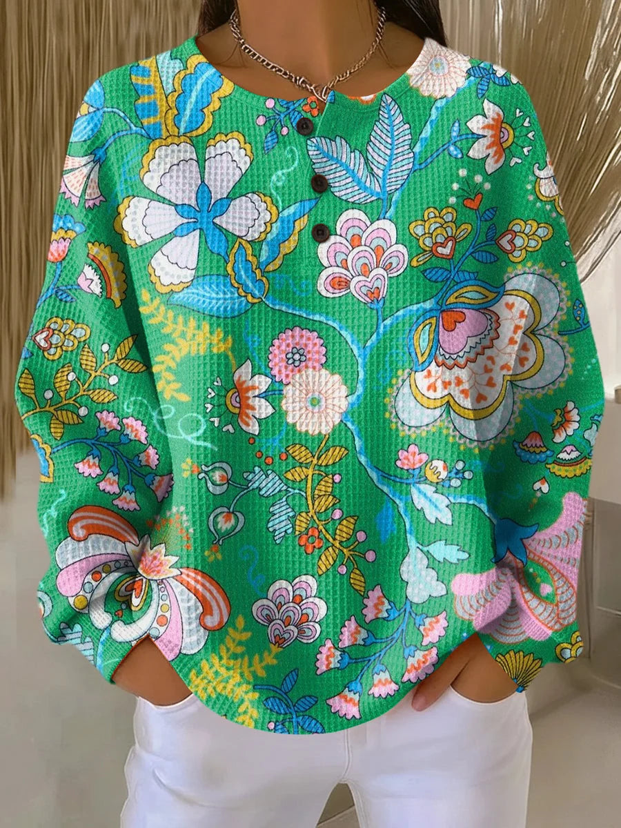 Aida | Artful Print Sweater