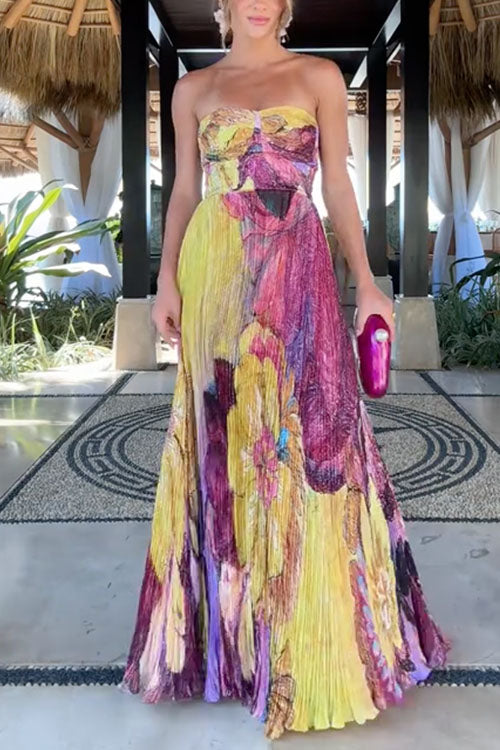 Elara | Floral Maxi Dress