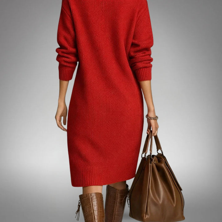 Evelyn | Knit Polo Dress