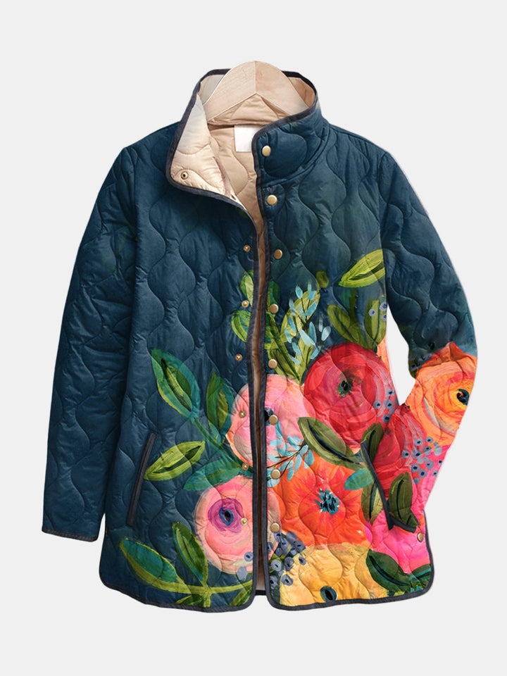Elowen | Floral Quilted Jacket