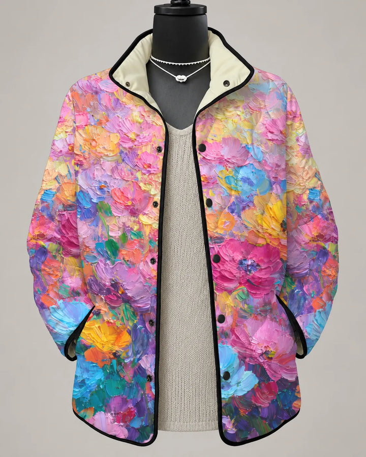 Rosalie | Floral Patchwork Jacket