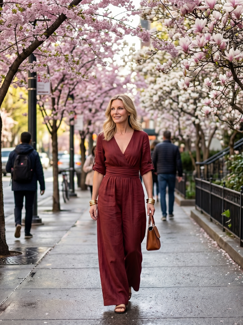 Wanda | Cross Front Jumpsuit