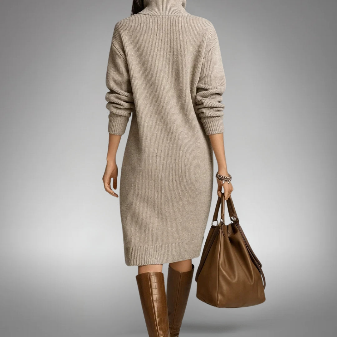 Evelyn | Knit Polo Dress