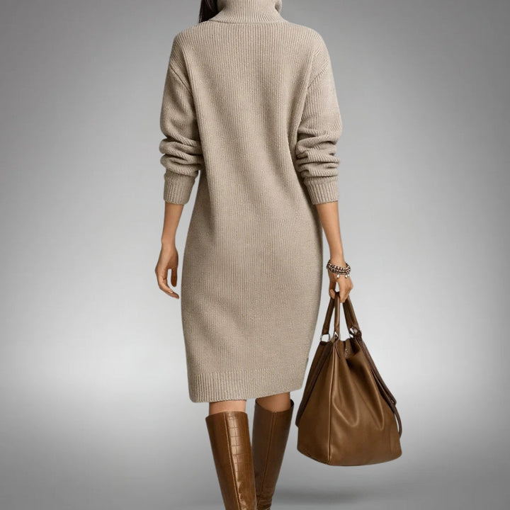 Evelyn | Knit Polo Dress