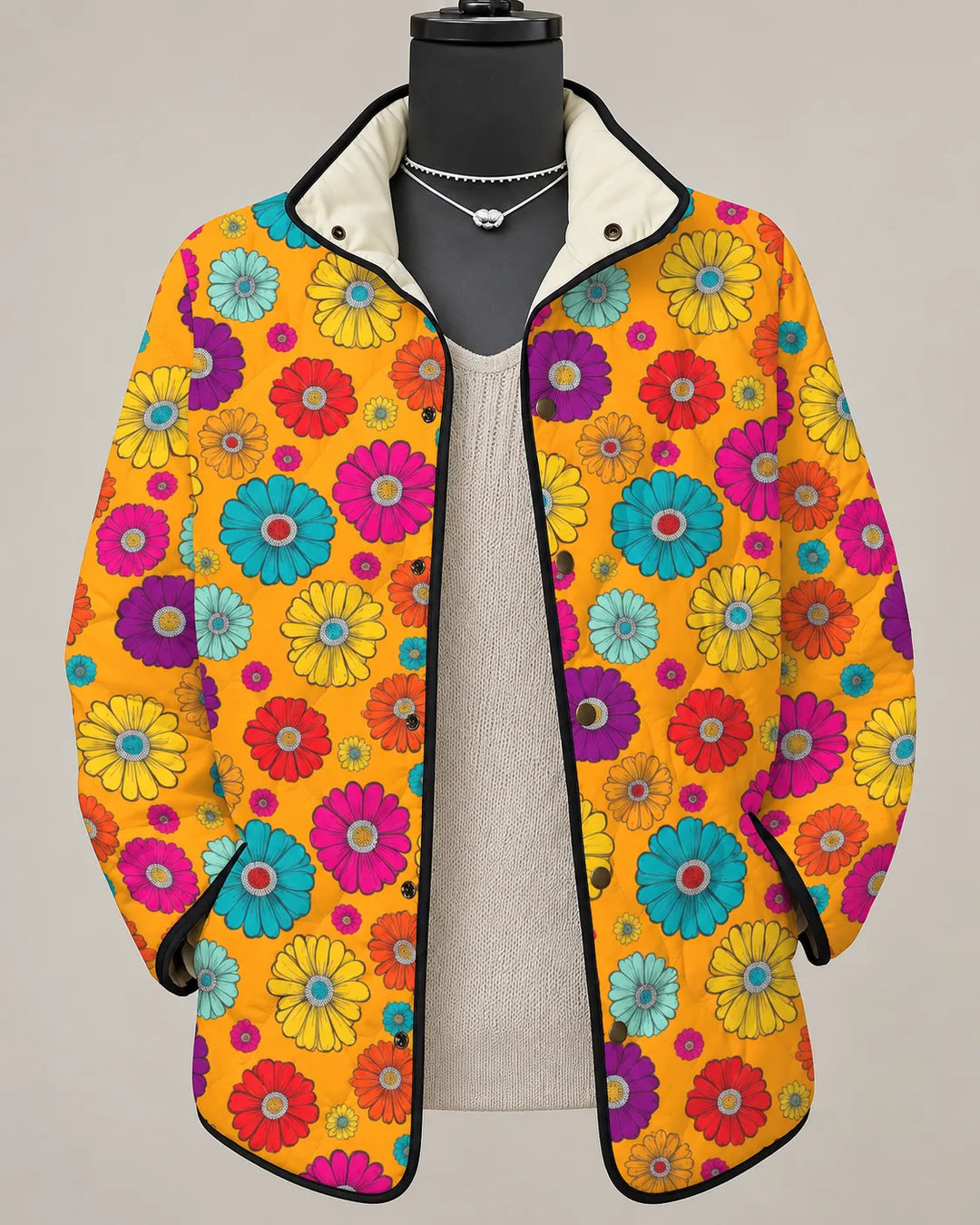 Celestine | Patchwork Quilted Jacket