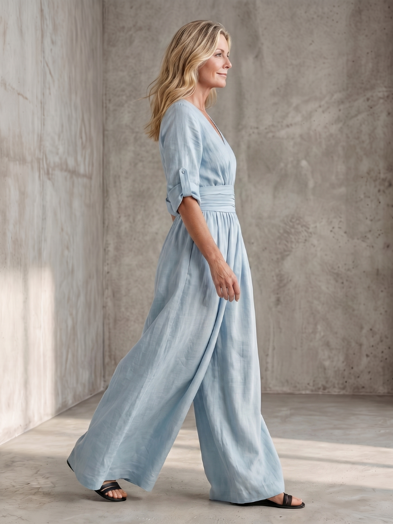 Wanda | Cross Front Jumpsuit