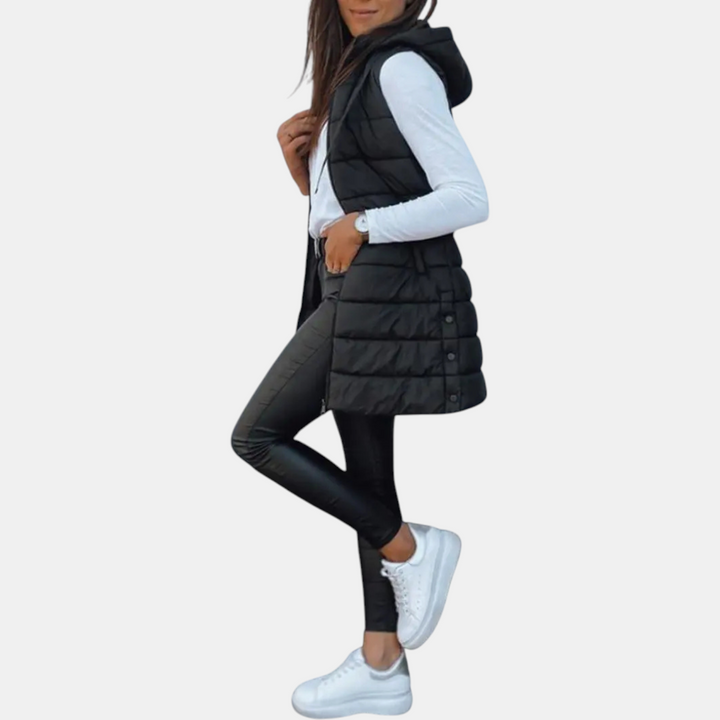 Iris | Longline Puffer Vest
