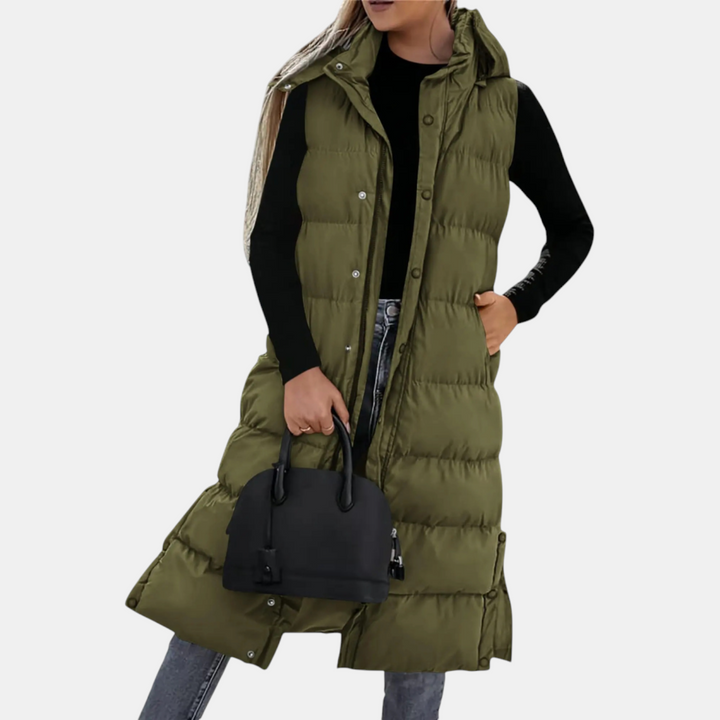 Mira | Hooded Quilted Vest