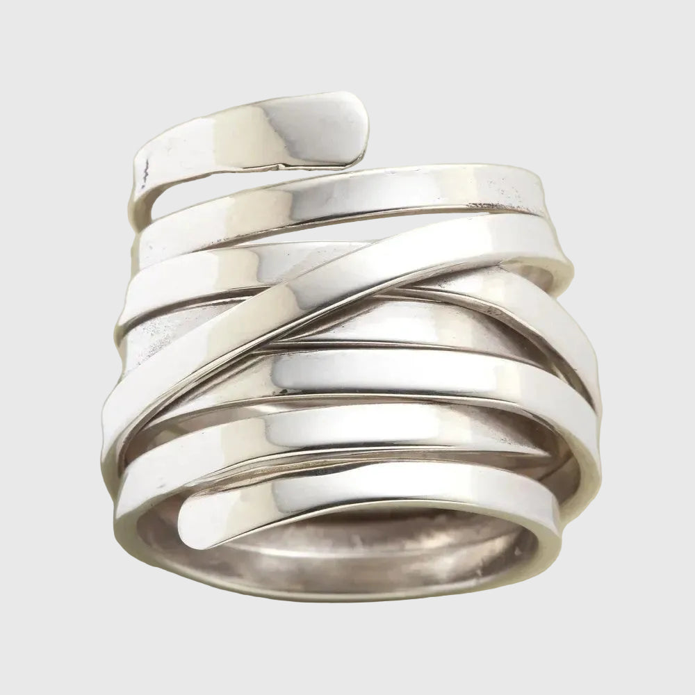 Antique Thick Layer Silver Ring