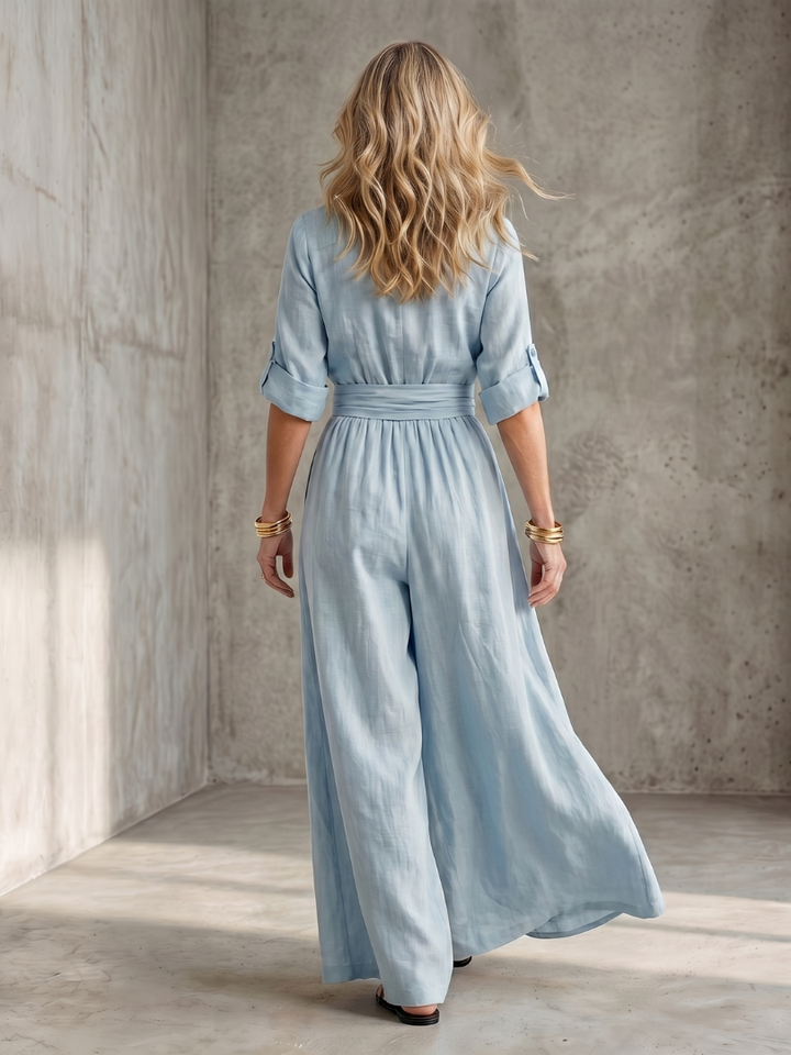 Wanda | Cross Front Jumpsuit
