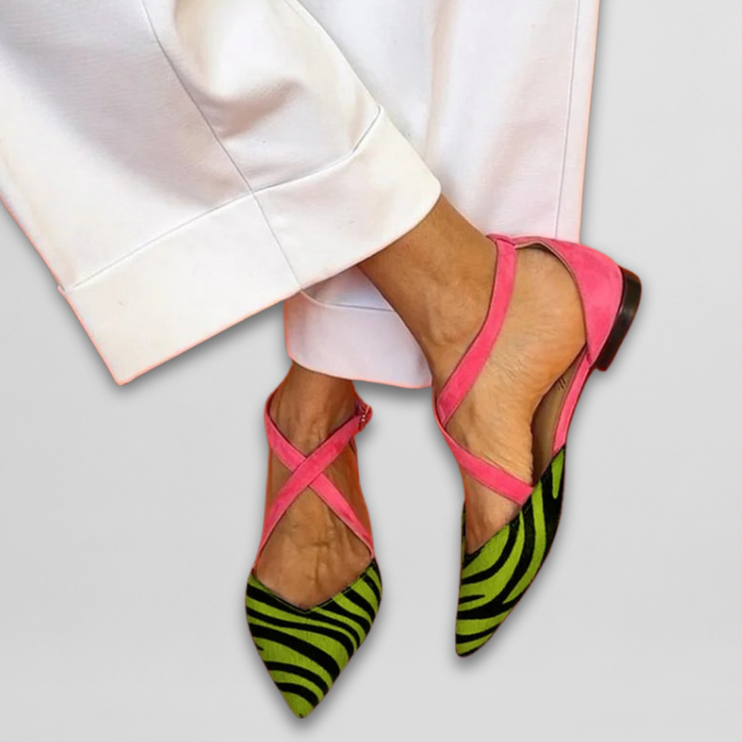 Sophiya | Strappy Ballerina Flats