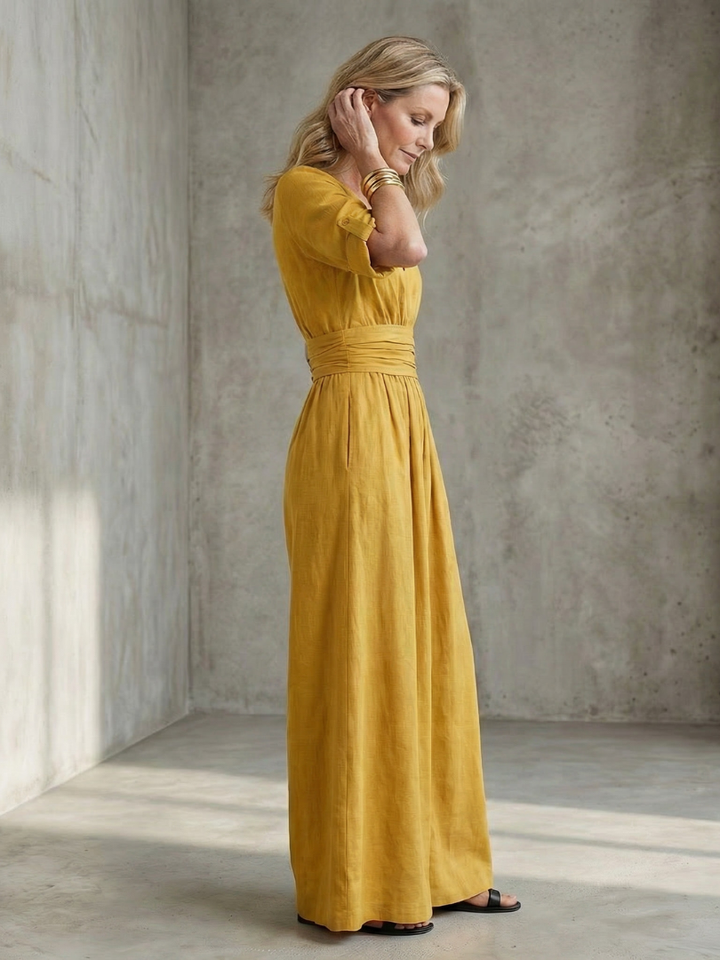 Wanda | Cross Front Jumpsuit