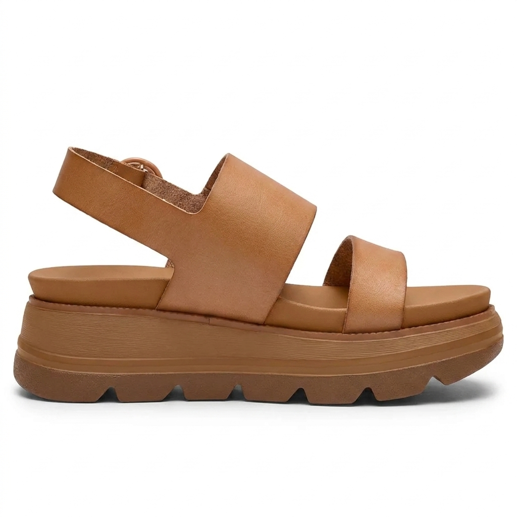 Nora | Cushioned Platform Wedge Sandals