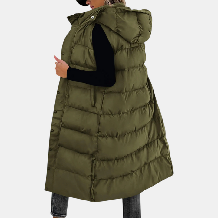 Mira | Hooded Quilted Vest