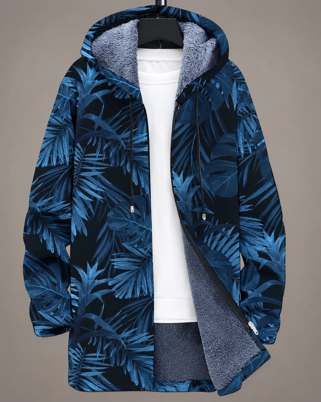 Talia Vibrant Geometric Hooded Jacket