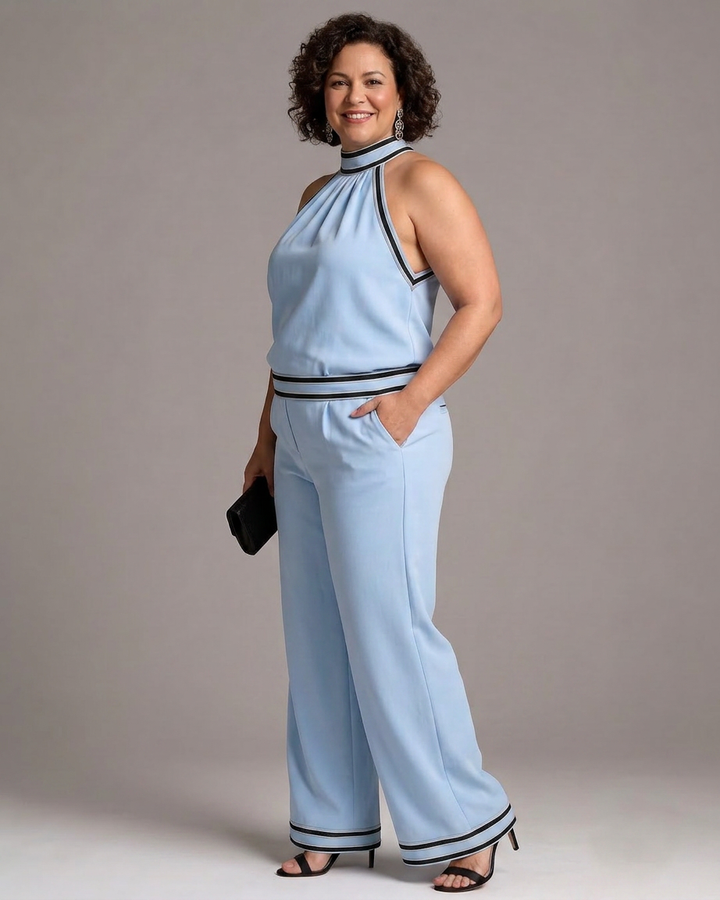 Isolde | Halter Neck Jumpsuit