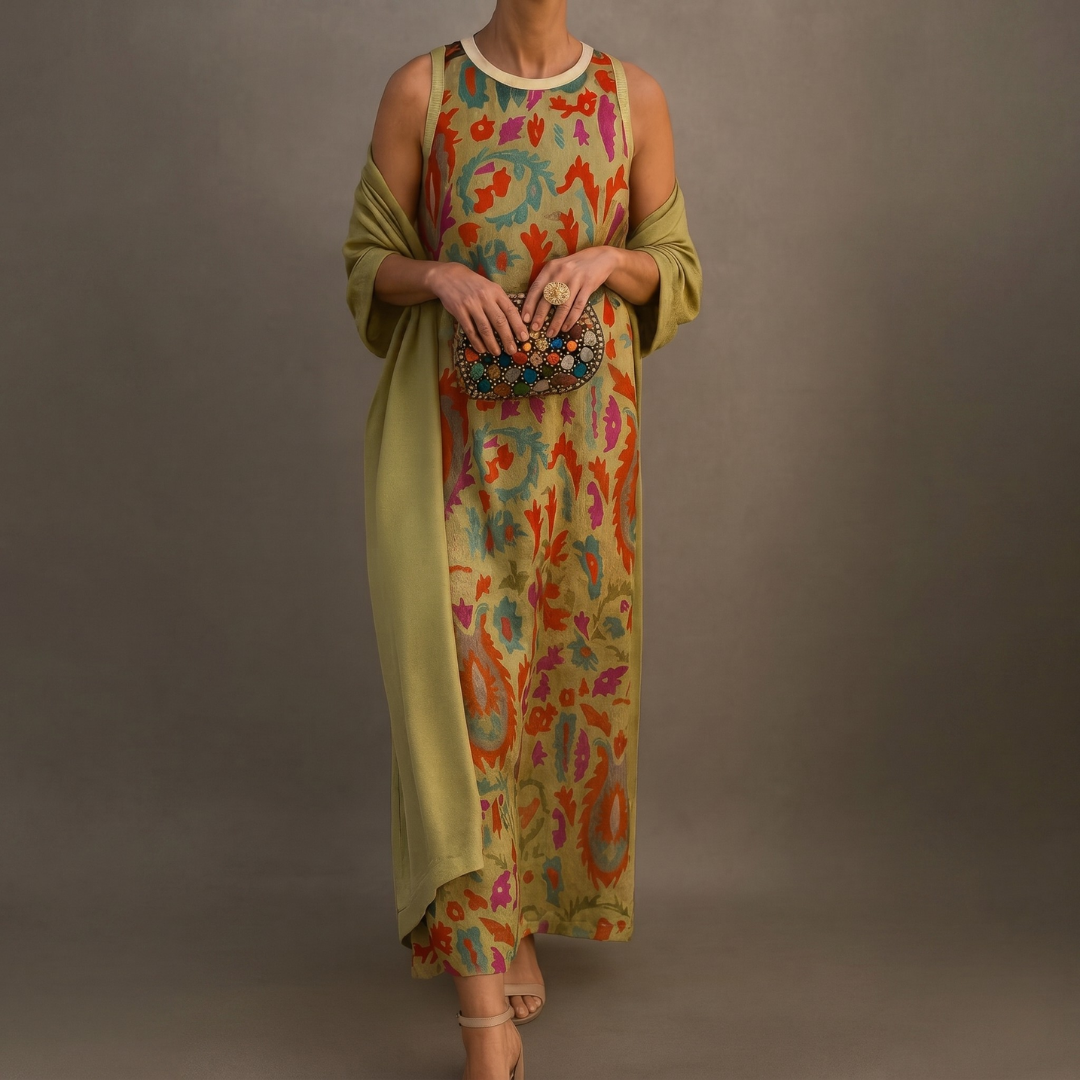 Victoria | Printed Maxi Dress