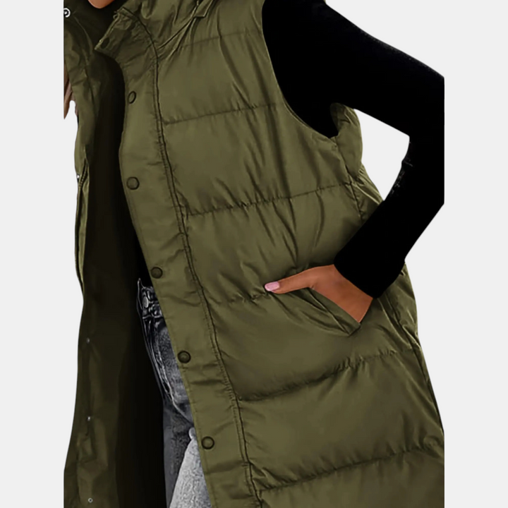 Mira | Hooded Quilted Vest