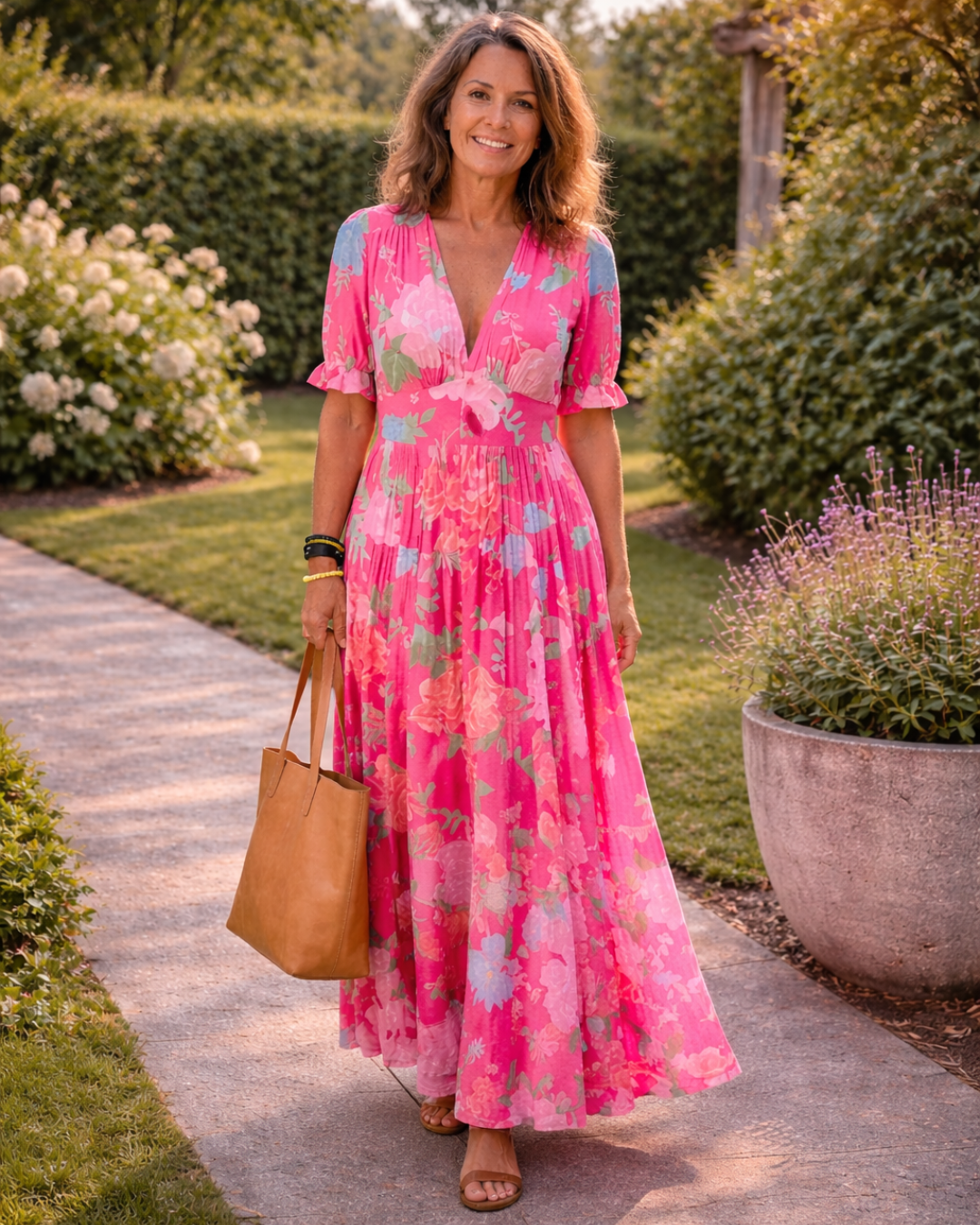 Sophie | Floral Pleated Dress