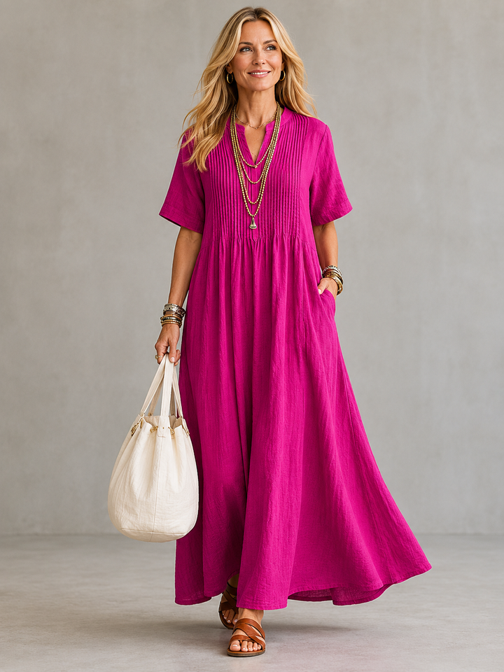 Elowen | Pleated Dress