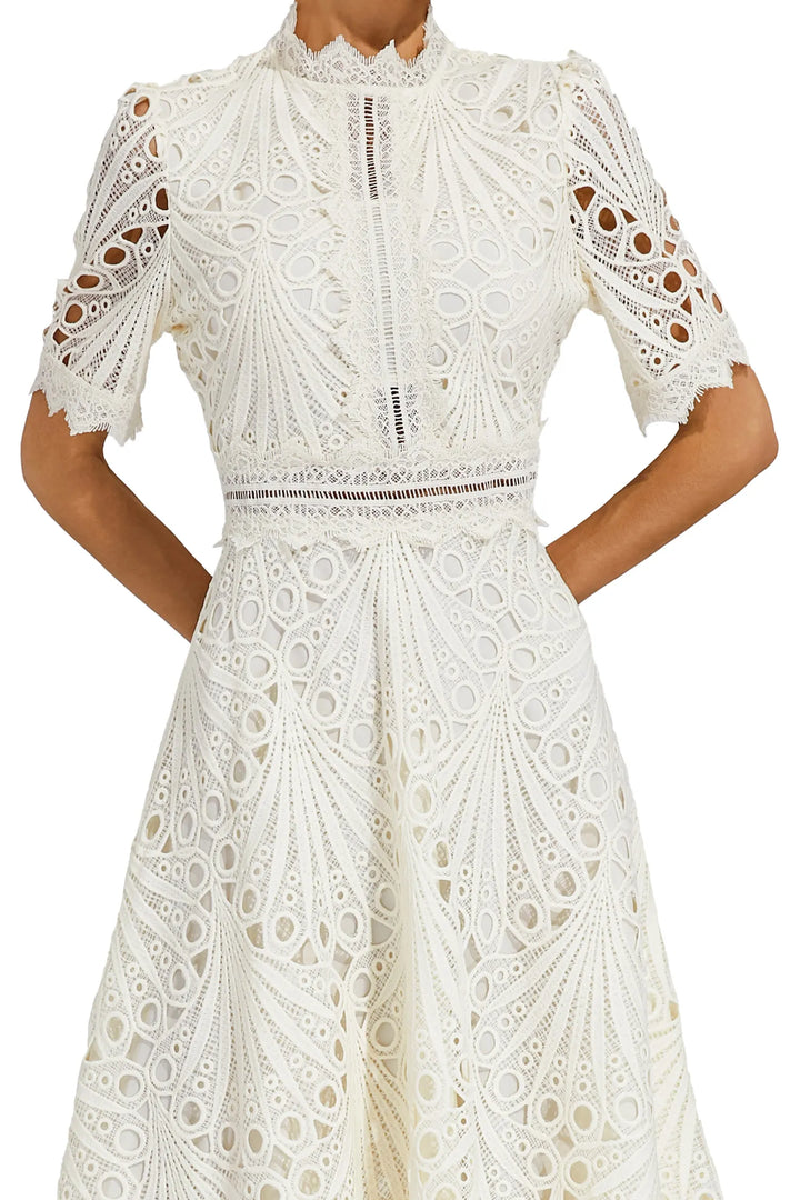 Charlotte | Detailed Midi Dress