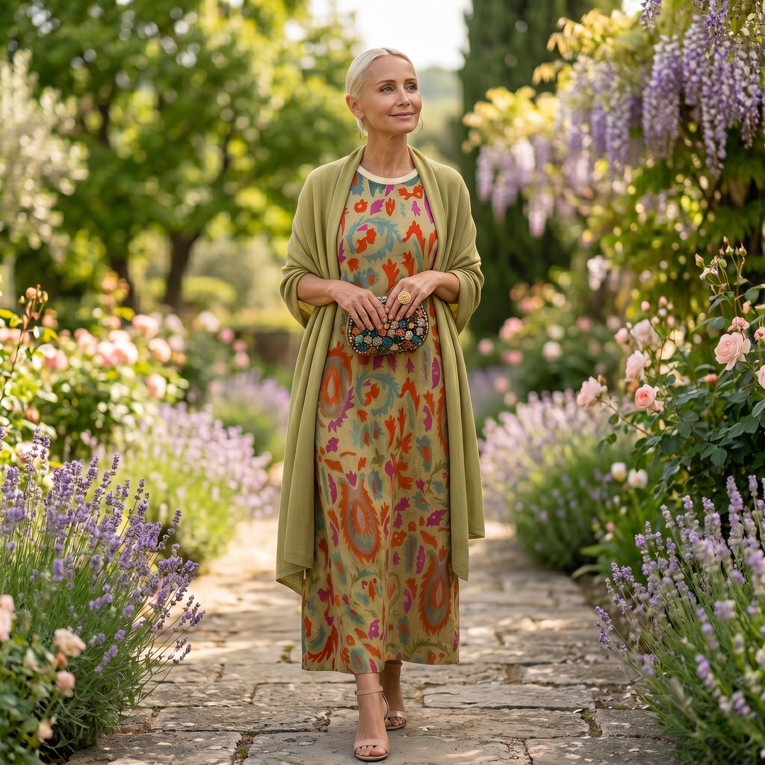 Victoria | Printed Maxi Dress