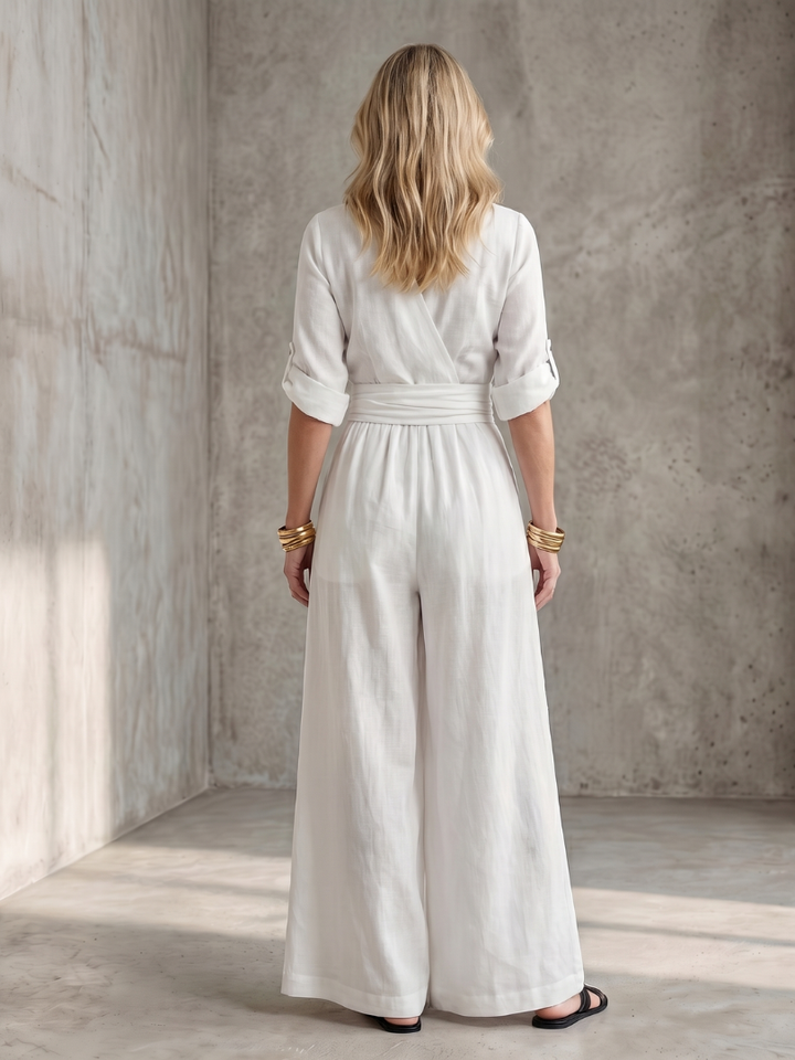 Wanda | Cross Front Jumpsuit