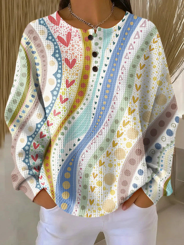 Aida | Artful Print Sweater