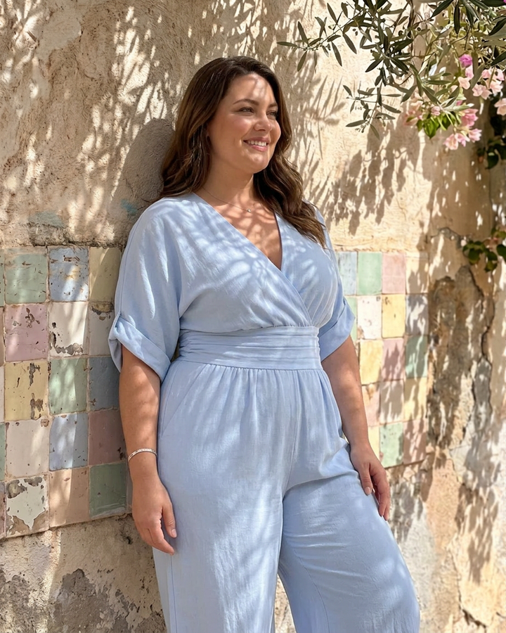 Zara | V-Neck Jumpsuit