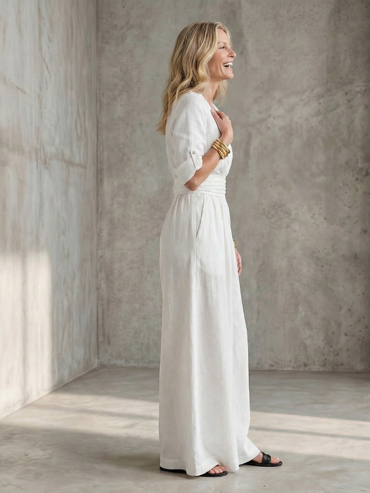 Wanda | Cross Front Jumpsuit