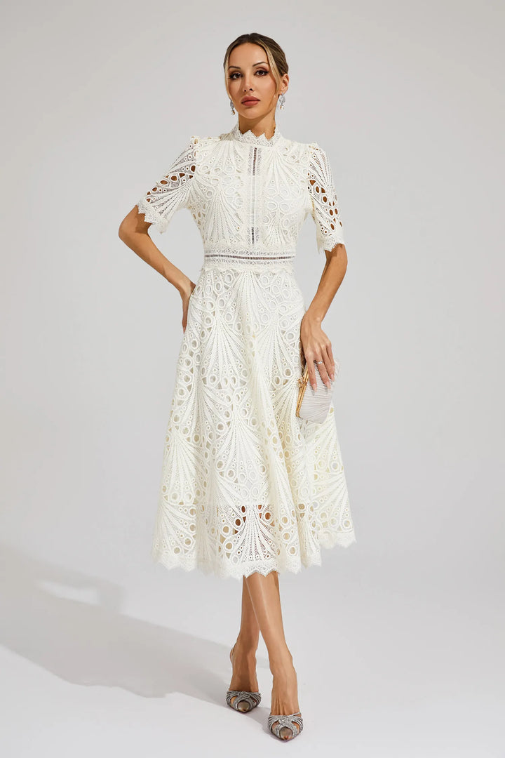 Charlotte | Detailed Midi Dress