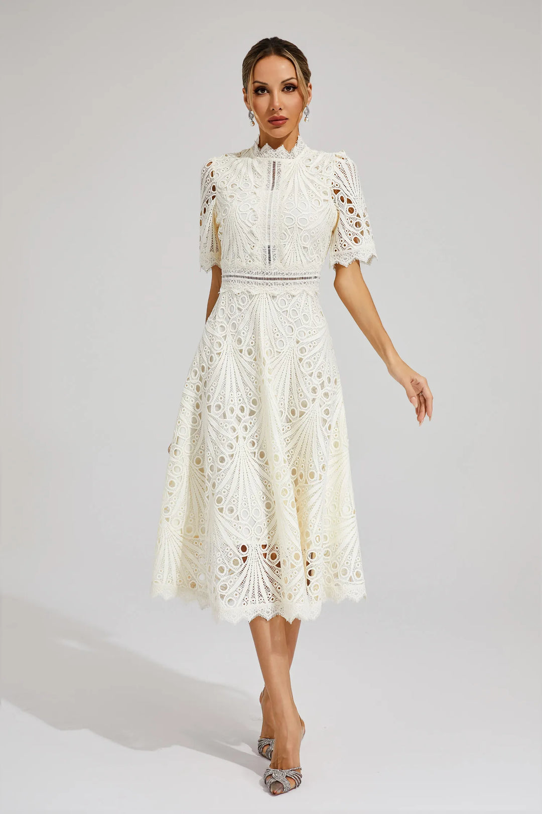 Charlotte | Detailed Midi Dress