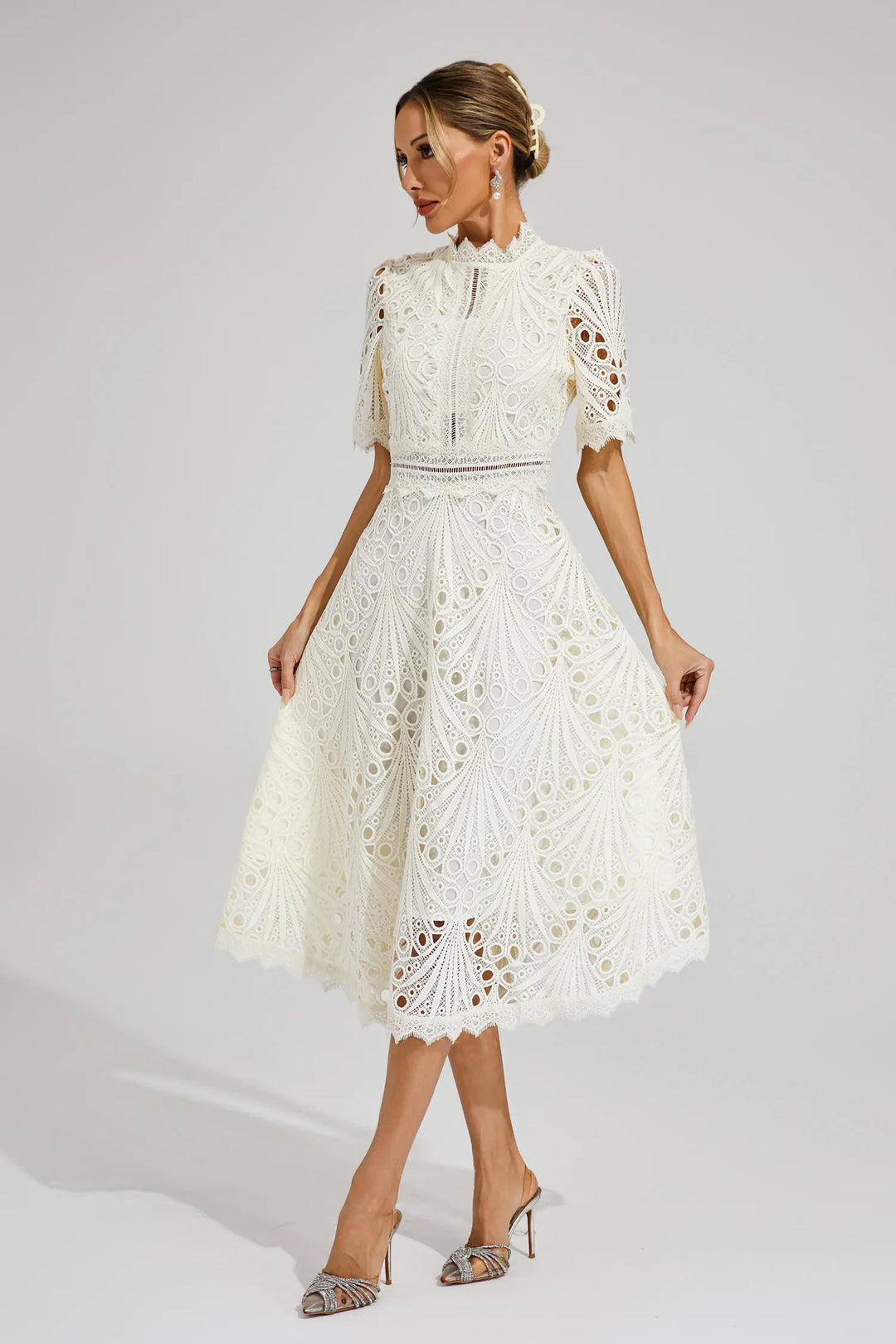 Charlotte | Detailed Midi Dress