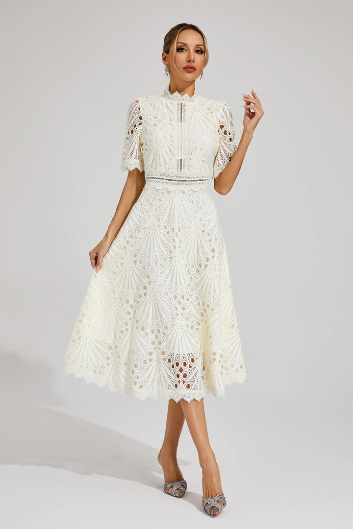 Charlotte | Detailed Midi Dress