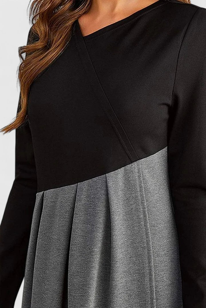 Janet | Elegant Long Sleeve Maxi Dress