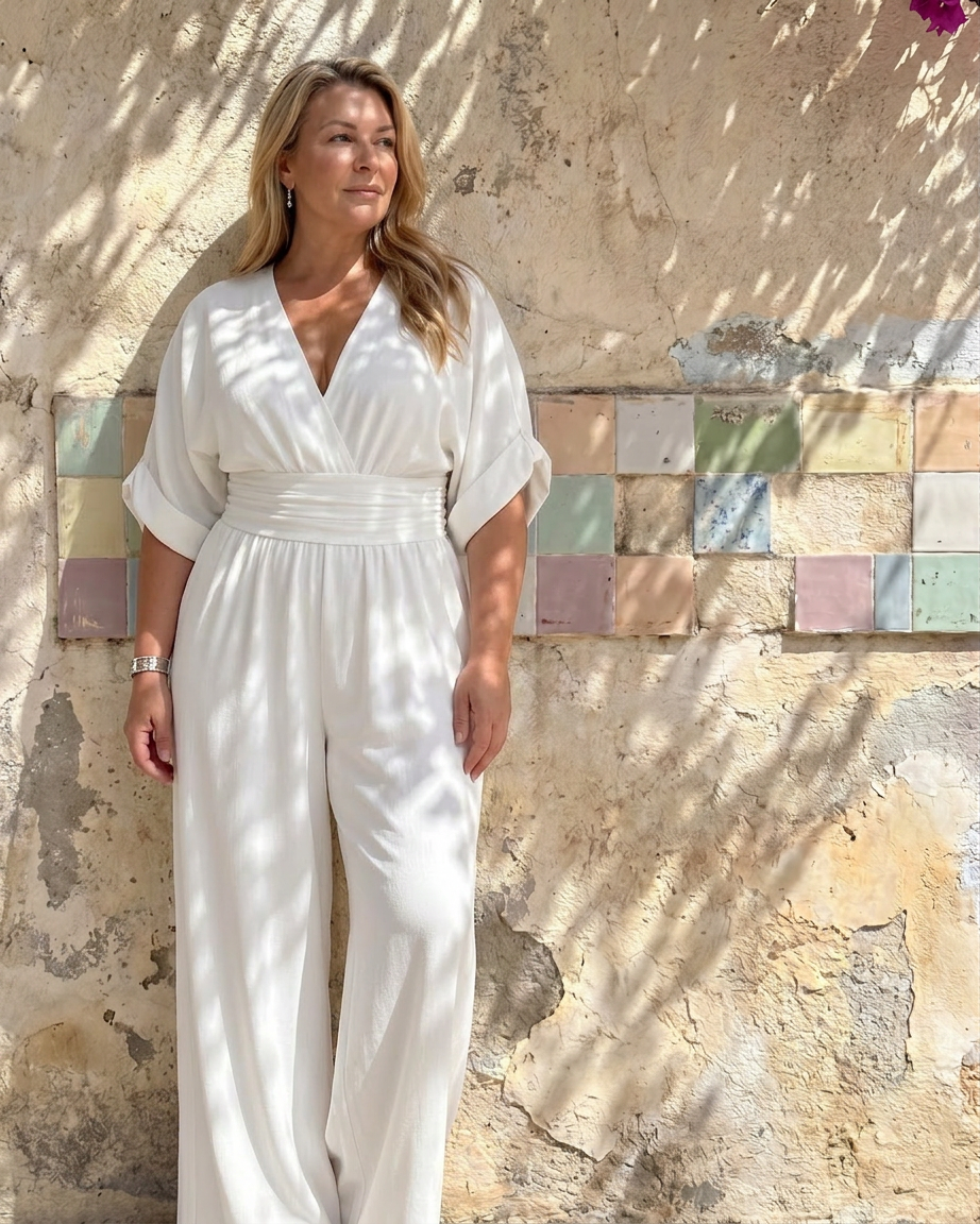 Zara | V-Neck Jumpsuit