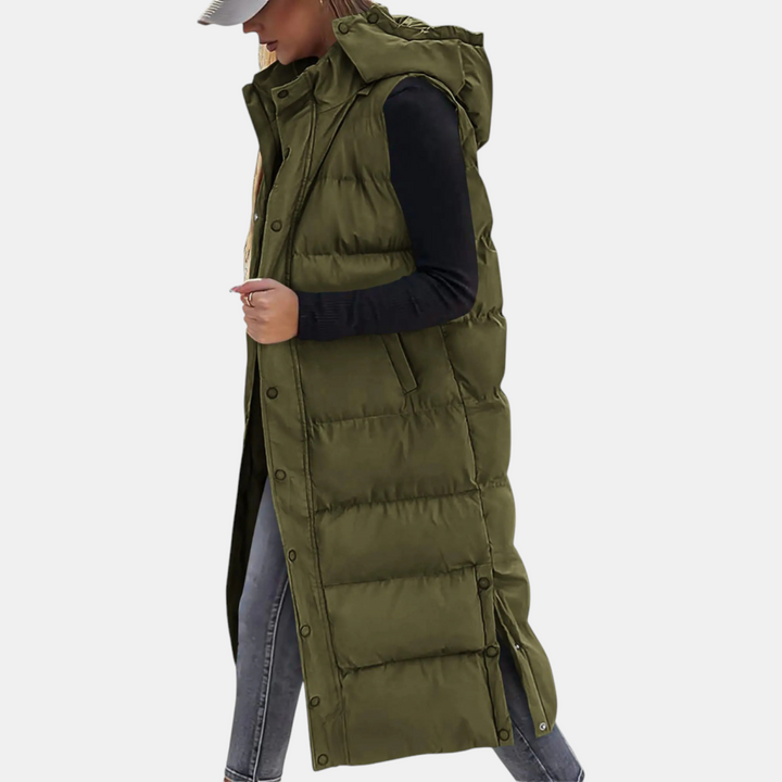 Mira | Hooded Quilted Vest
