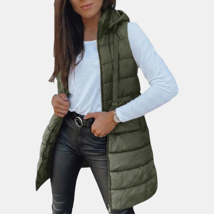 Iris | Longline Puffer Vest