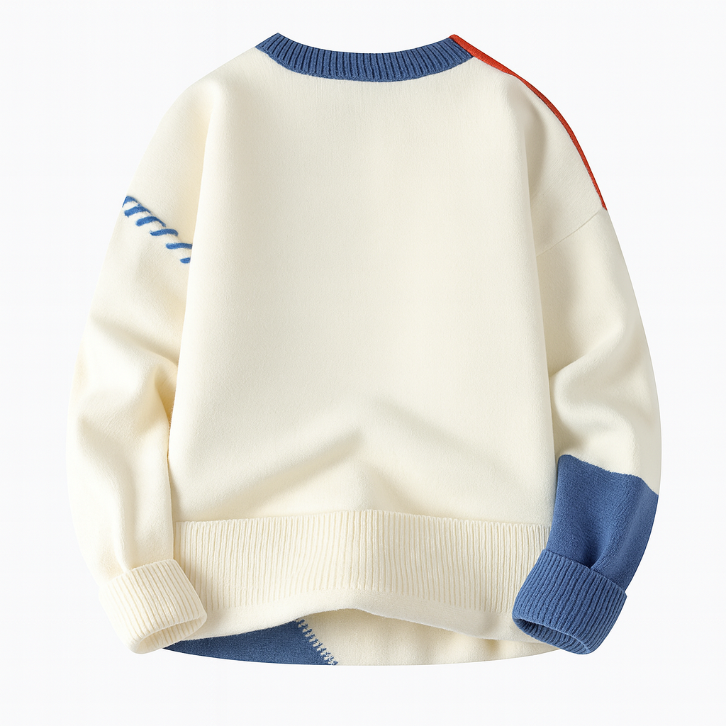 Susan | arty patchwork Knit Sweater