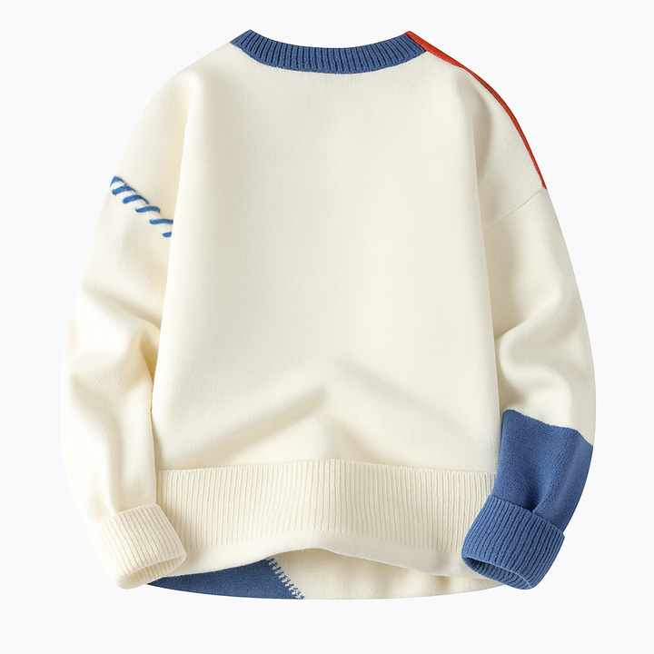Susan | arty patchwork Knit Sweater