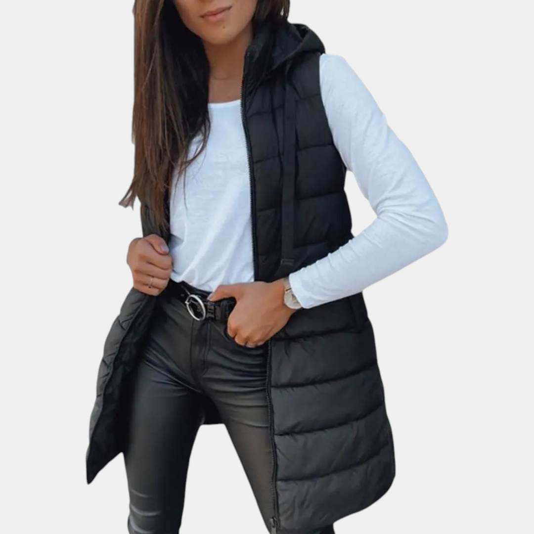 Iris | Longline Puffer Vest