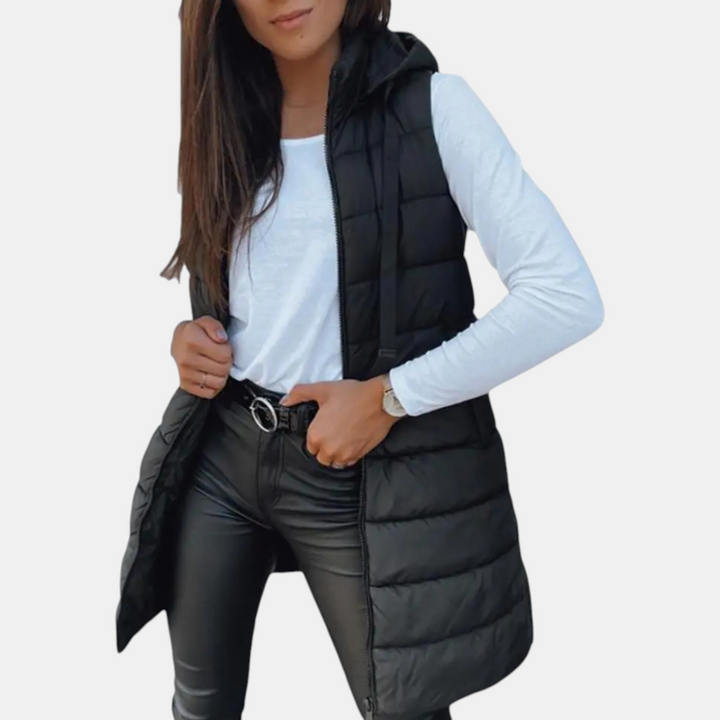 Iris | Longline Puffer Vest