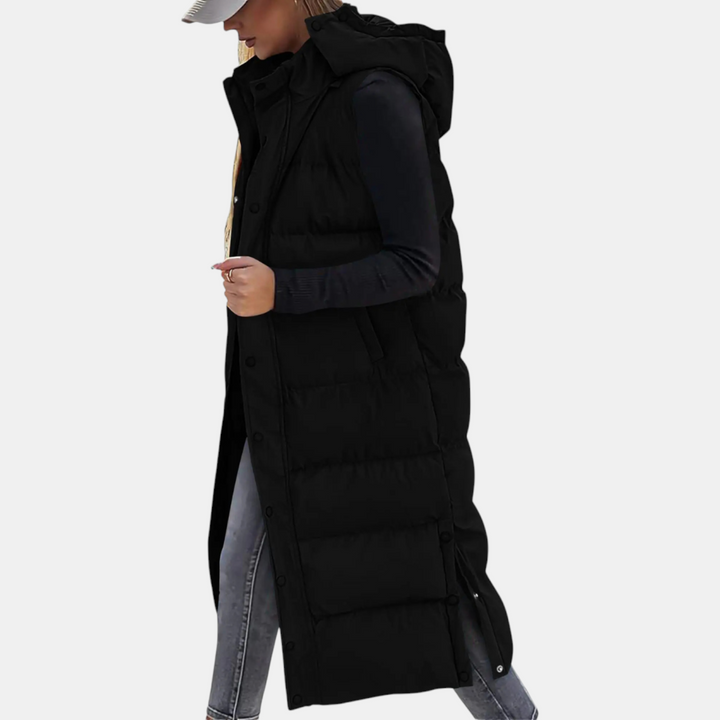 Mira | Hooded Quilted Vest
